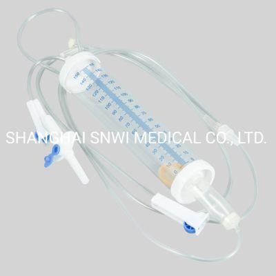 Medical Disposable IV Burette Infusion Set with with 62mm Drip Chamber