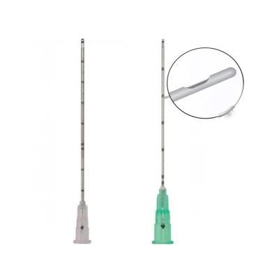 Wholesale 25g/27g 70mm High Quality Bigger Butt Injection Micro Fine Cannula Needle