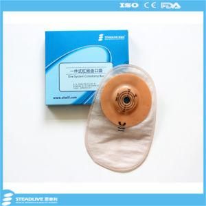 Petty and Unique One Piece Convex Colostomy Pouch Bag for Hospital