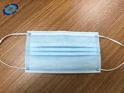 862 CE Certification Medical Mask/Safety Breathable 3ply Face Mask Blue Disposable Surgical Mask