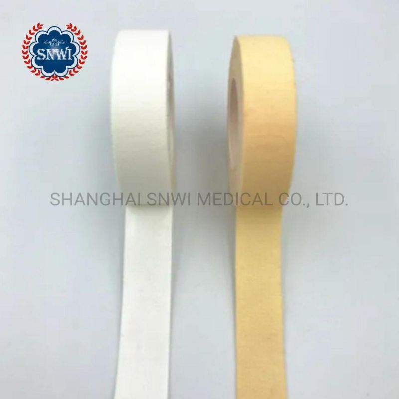 Medical Breathable PE Adhesive Surgical Tape Transpore White Surgical Tape/Silk Tape