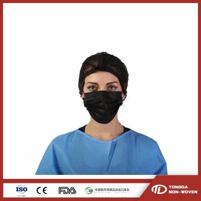 Disposable PP Non Woven Head Cap Bouffant Cap Hair Net Surgical Doctor Hat Round Mob Cap