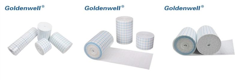 Surgical Non Woven Adhesive Medical Wound Dressing Tape Fixation Roll White Non-Woven Fixing Roll