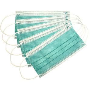 3ply Disposable Type II Nonwoven Earloop Sterile Medical Surgical Face Mask Respirator English Packing with Approved Mark