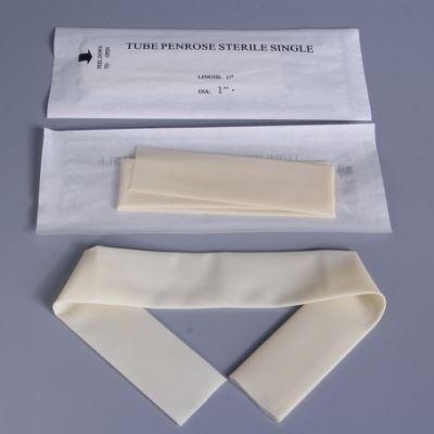 Medical Natural Latex Penrose Drainage Tubing with X-ray Opaque