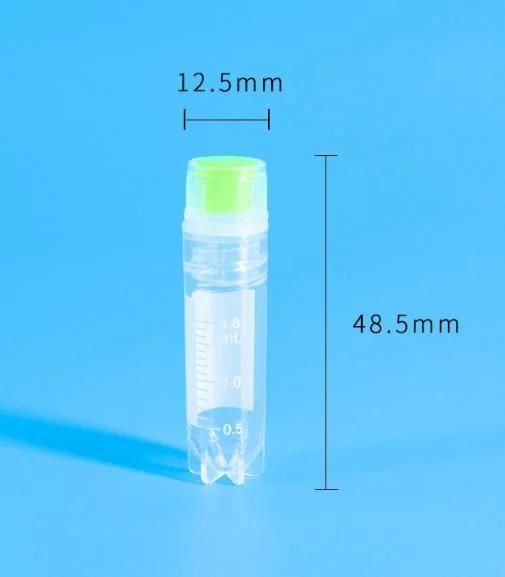 1.8 Ml 1.2ml Cryovial Tube Cryo Tube for Labs