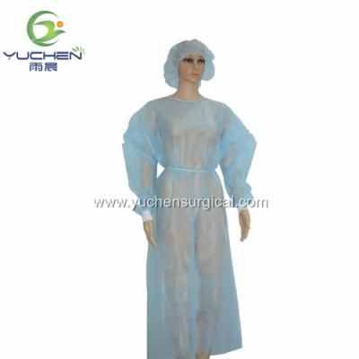 Waterproof Disposable PP Isolation Gowns with CE and ISO Certificate Supplier