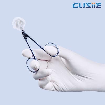 Examination Disposable White Latex Gloves Powder Free Protective Glove