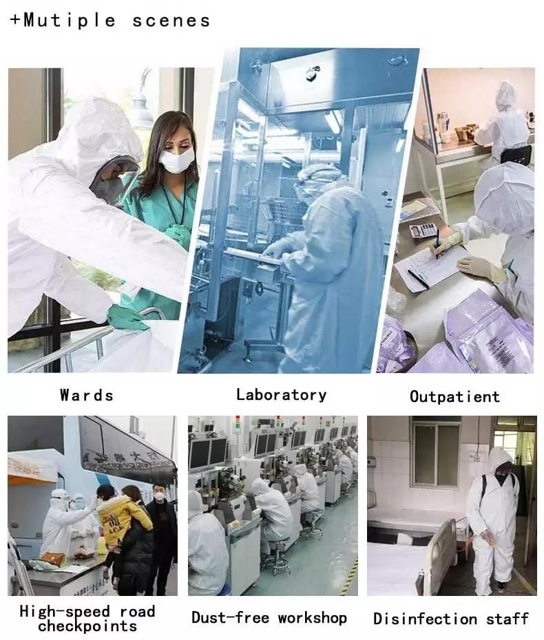 ISO Standards Disposable Chemical Resistant Protective Coverall