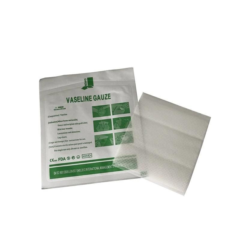 Medical Sterile Paraffin Gauze Dressing for Burn Wound Care
