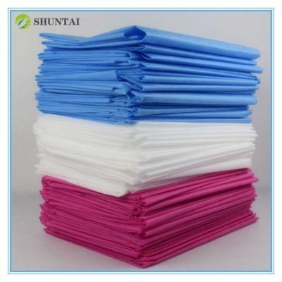 Disposable Products 80*140 Cm PE Laminated PP Waterproof Perforated Bed Sheet