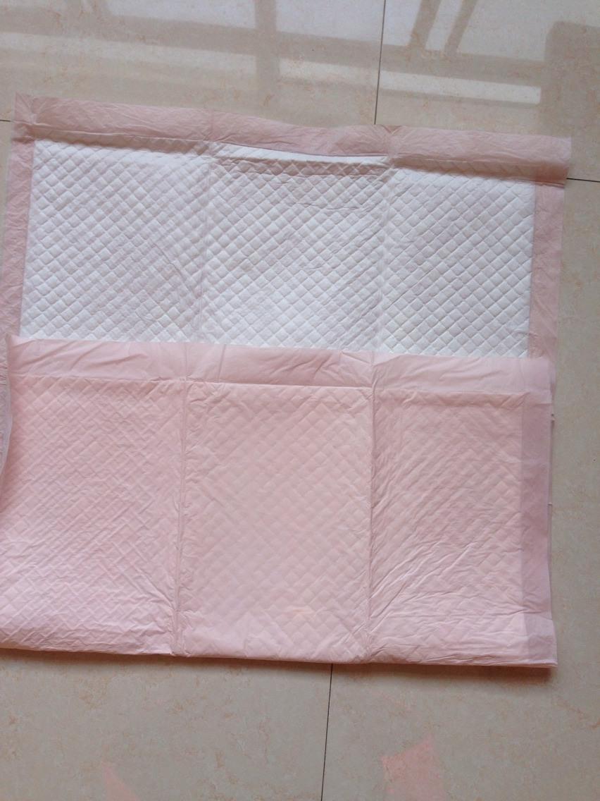 OEM ODM China Wholesale Xxxx Underpad Disposable Pad Incontinence Pad Private Label Free Samples PE Backsheet Fluff Pulp Adult Pink Bed Pad with Sap Waterproof