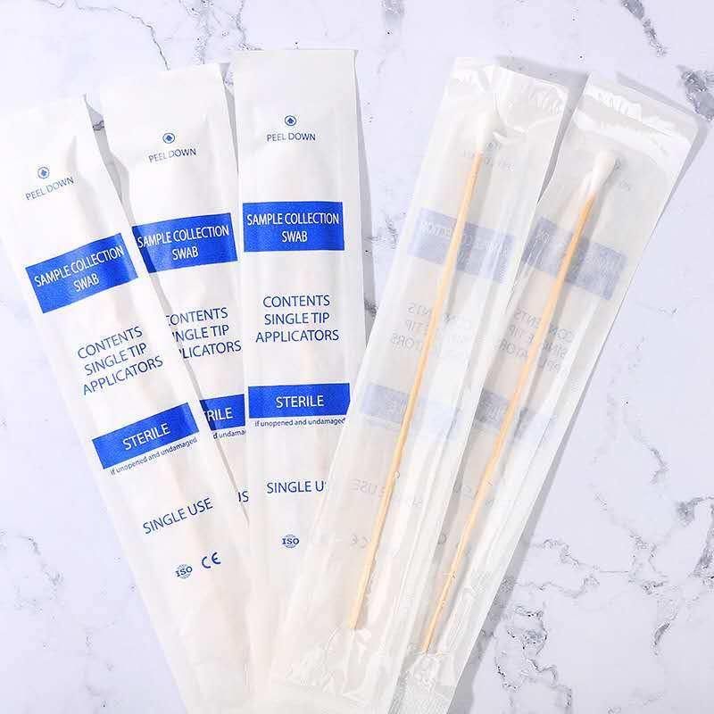 Saferlife Cotton Buds Nature Biodegradable Cotton Swabs Sterile Dignostics Sticks