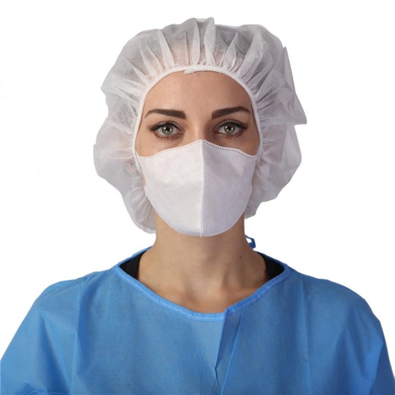 PP Nonwoven Disposable 3D Face Mask Folded Style