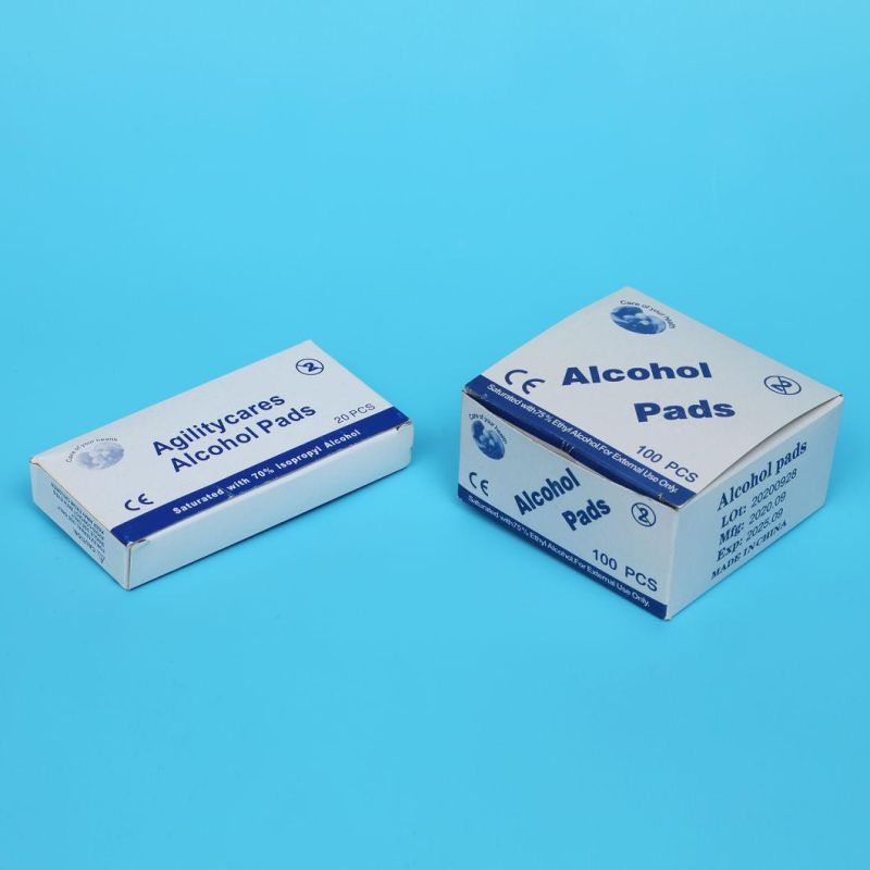 Disposable Agilitycares Alcohol Pad for Disinfection Use (70% IA) China Products/Suppliers Medical Nonwoven