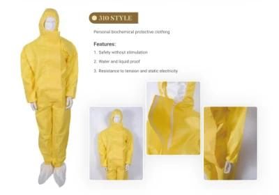 Isolation Gown for ICU Protective Anti-Virus Anti-Blood Protective Clothing