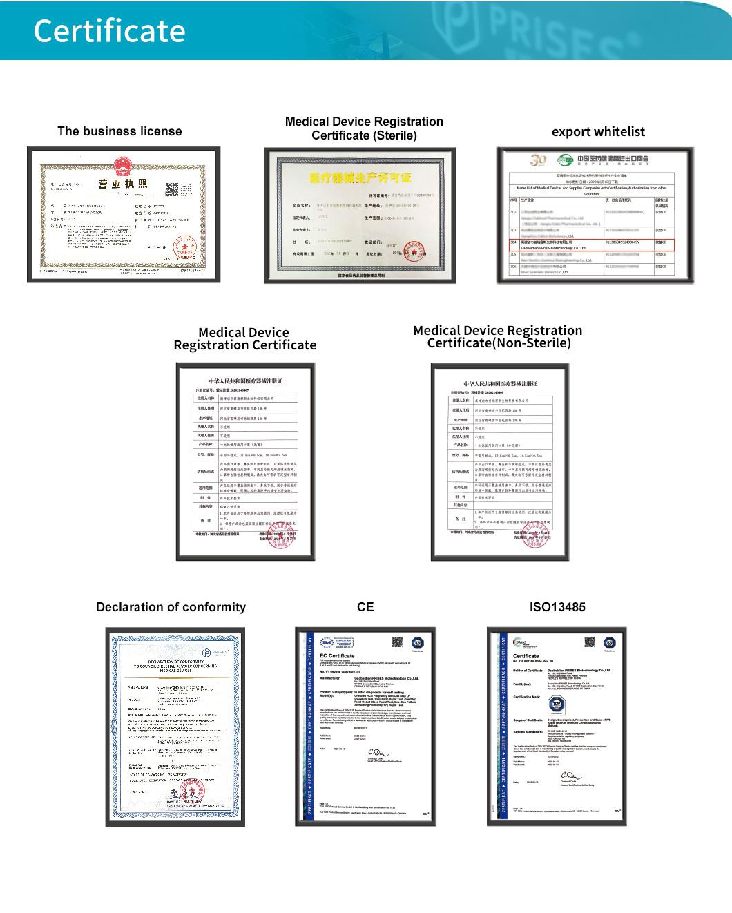 High Accuracy Quality Hbsag HCV HIV Syphilis Rapid Test Card Tp Combo