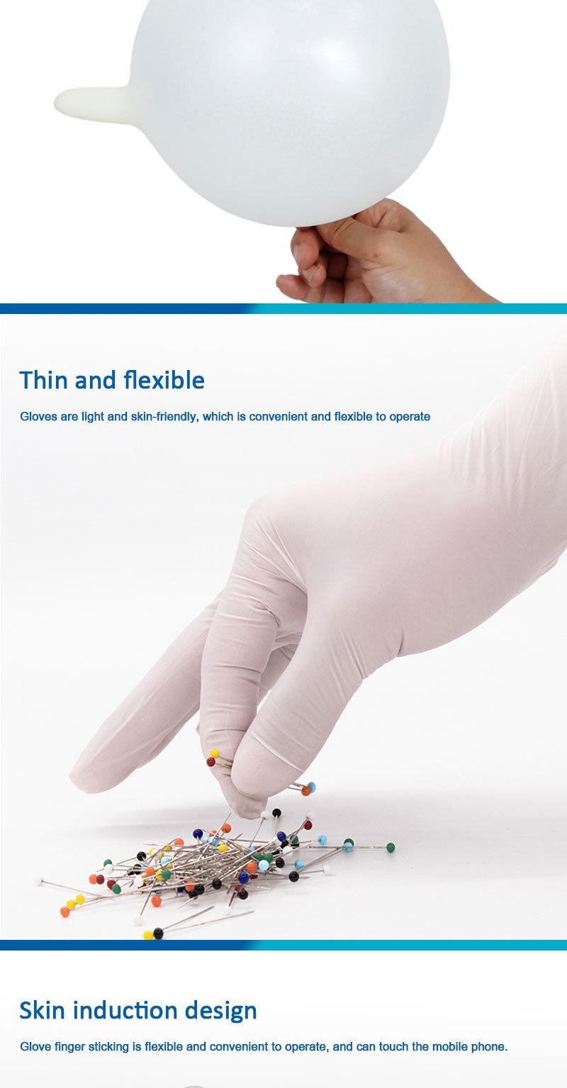 Examination Disposable White Nitrile/Latex/Vinyl/Gloves Powder Free Protective Glove