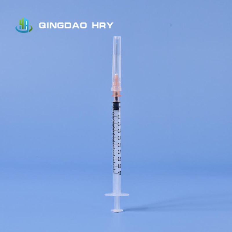 Manufacture Supply 3-Parts Plastic Sterile Disposable Syringe, Insulin Syringe, Auto Disable Syringe, Retractable Syringe with FDA 510K CE&ISO Approved