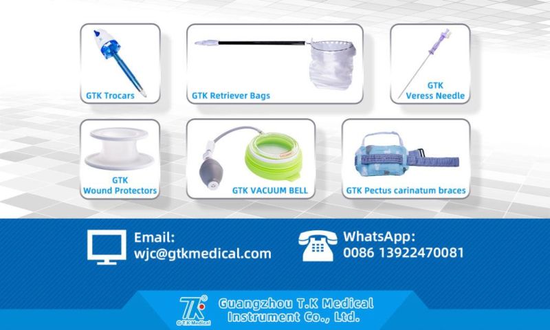 FDA 510K Clearance & CE Certificate Trocars for 5mm Diameter 100mm Length Laparoscopic Surgery