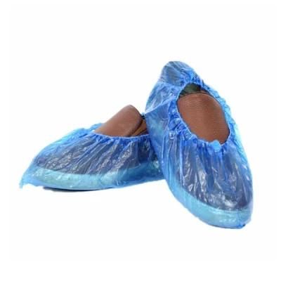 Waterproof Safety Rain PE Blue Disposable Plastic Shoe Cover Protective Foot Cover