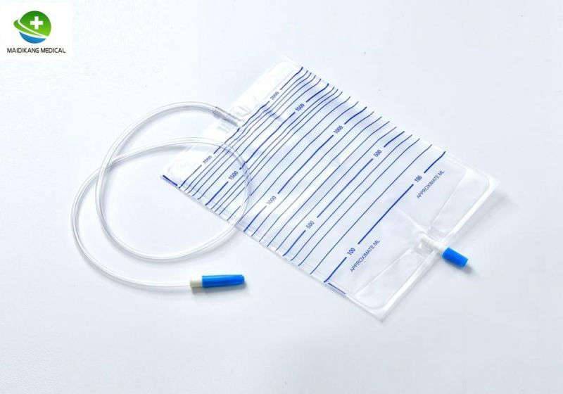 High Quality Disposable Urine Bag Drainage Collector Medical Standard 100ml 2000ml