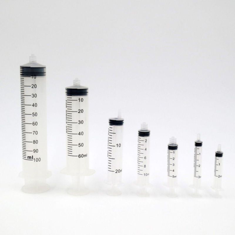 Manufacturer Price Oral and Enteral Feeding Syringe Syringe 5 12 60ml for Nutrition Feeding with CE ISO Certificate