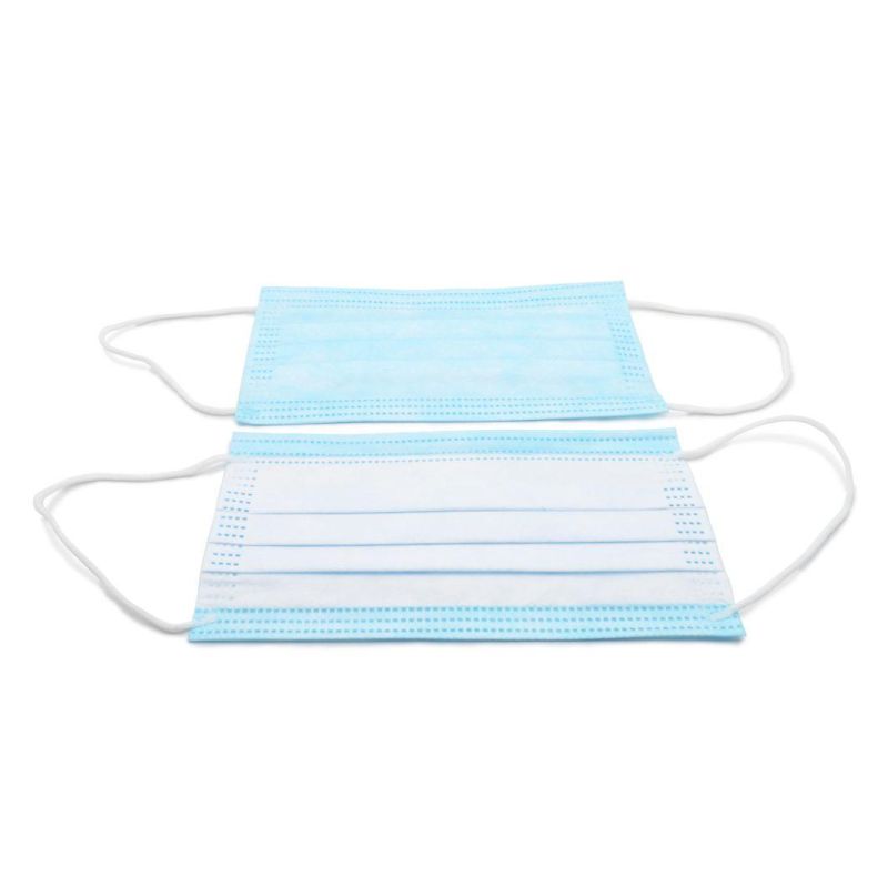 Non Woven Disposable Face Mask Breathable 3ply Face Mask