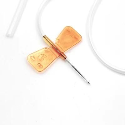 China Medical Disposable Size 18g Scalp Vein Set with Luer Slip