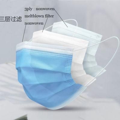 3ply Nonwoven Surgical Mask White List Manufacturer