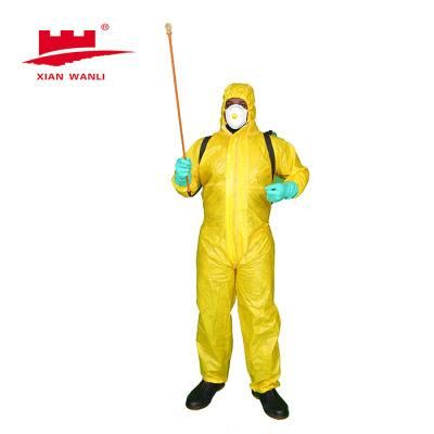 PPE Suit Disposable Type 3/4 Chemical Liquid Tight Coveralls with Hood