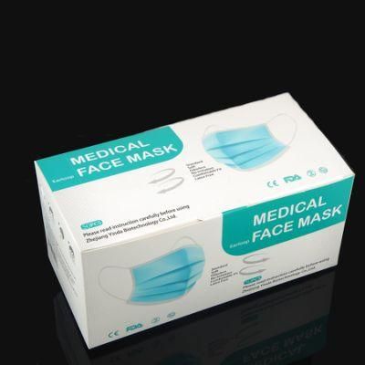 3 Ply Non-Woven Disposable Medical Face Mask Typei Face Mask