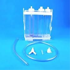 Medical Diposable Single/Double/Triple Chamber Chest Thoracic Drainage Bottle with CE Certificate