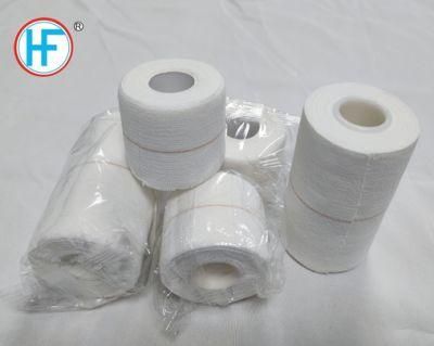7.5cmx4.5m 100% Cotton Elastic Adhesive Wrap Bandage White Elastic Cohesive Bandage