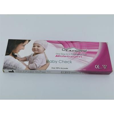 HCG Pregnancy Test Strips &amp; Cassettes Midstream