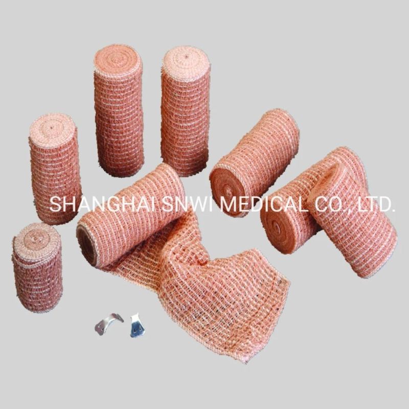Disposable Medical Supplies Elastic 100% Pure Cotton Crepe Bandages with CE&ISO Certificated