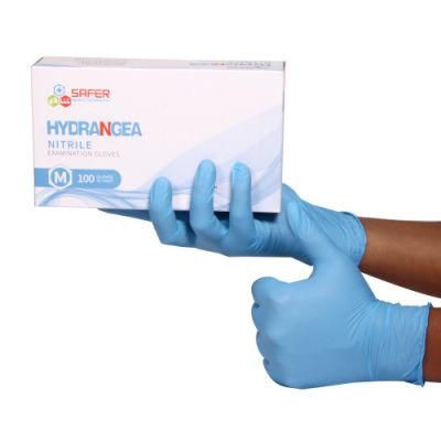 3 Mil Medical Disposable Grade Blue Examination Gloves Nitrile
