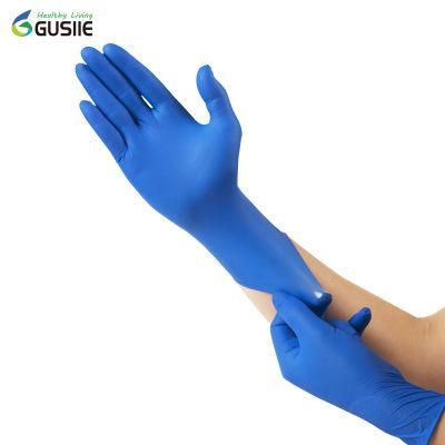 Gusiie Disposable Medical Powder Free Household Examination Nitrile Gloves