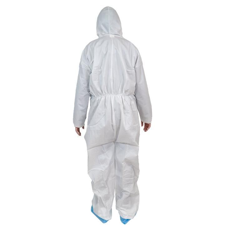 Nonwoven Disposable Protection Suits, Spp SMS Mf Coverall Suit for Industry