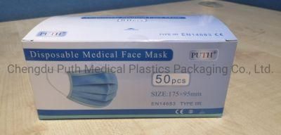 Medical Face Mask, 3 Ply, Non-Woven Face Mask, Typr Iir, Blue
