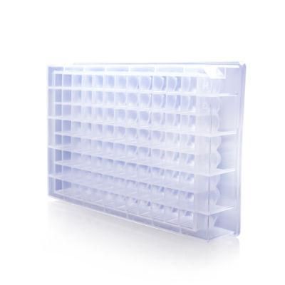 1.0ml Medical Consumables U Bottom PCR Free Sterile Plastic Square 96 PP Deep Well Plate P-1.0-Sq-96