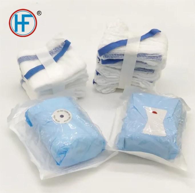 Mdr CE Approved Gama Ray Sterilization 100% Cotton Yarn Fabric Medical Surgical Sponge