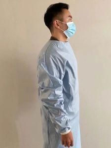 Disposable Isolation Gowns PP+PE Coating AAMI Level 1/2/3 Isolation Surgical Gown No Sterile Medical Gowns