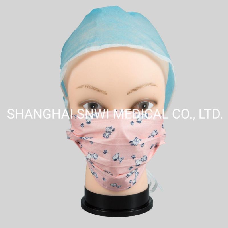 Disposable PP Non Woven Head Cap Bouffant Cap Hair Net Surgical Doctor Hat Round Mob Cap