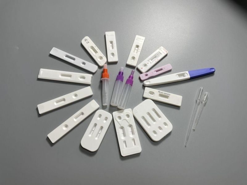 Diagnostic Test Cassette Plastic Empty Lateral Flow Rapid Test Cassette