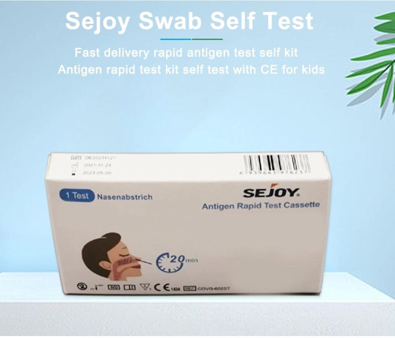 Sejoy Top Sale Brand Rapid Test Kit Antigen Self-Test