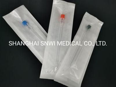High Quality Medical Anesthesia Puncture Needle Disposable Spinal Needle Cannula Blunt Needle