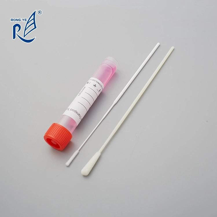 Viral Transport Media Tube with Flocked Nasal Oral Swab