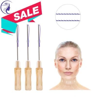 Blunt L Type Needle 3D/4D Barbed Suture Cog 19g/21g 100mm Pdo Lifting Thread Korea