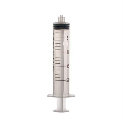 Disposable Medical Plastic Luer Lock Syringe with Needle